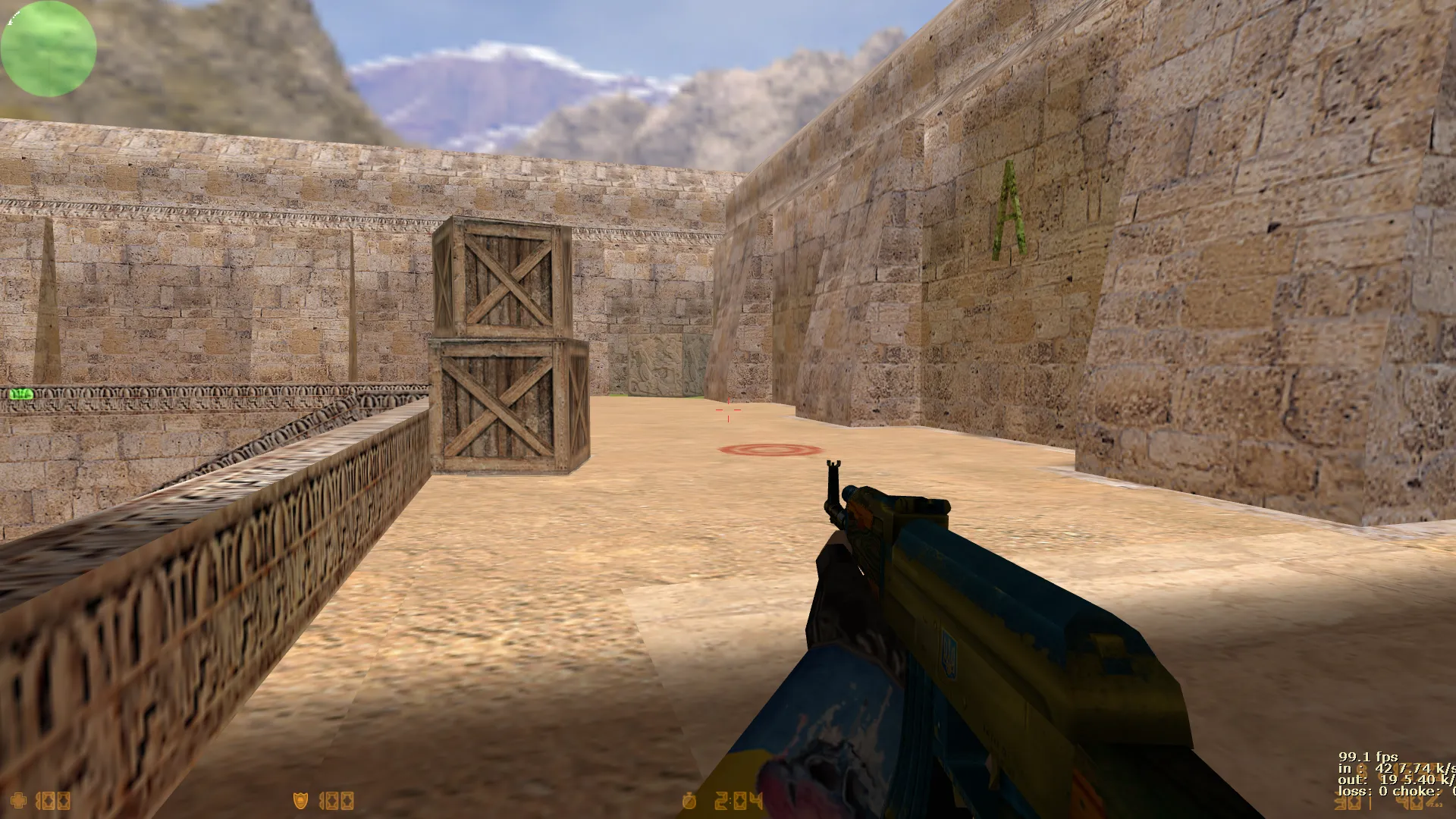 Скачать de_dus2tec — DE карта для CS 1.6: ацтек + dust2 план, точки для Т/КТ, .nav и оптимизация - Скриншот