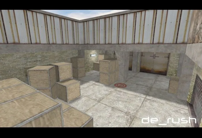 Карта de_rush_rc1 для CS 1.6: Тактики и особенности — скриншот 6