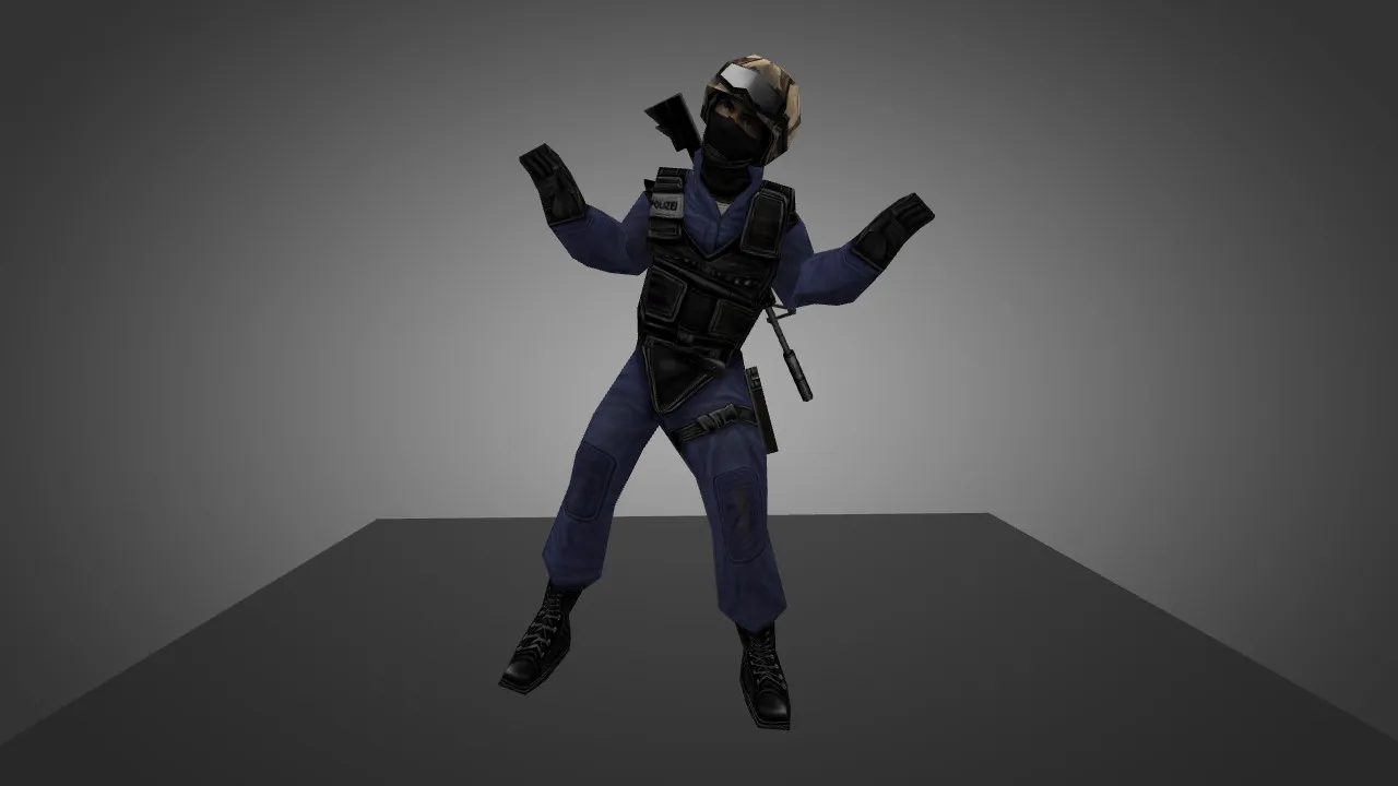 Скачать Модель «Gsg9 Gangnam style» для CS 1.6 - Уникальный скин для игроков - Скриншот