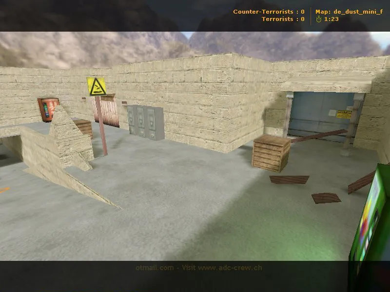 Скачать Карта de_dust_mini_f для CS 1.6: тактика, точки, .nav и оптимизация wpoly/epoly - Скриншот