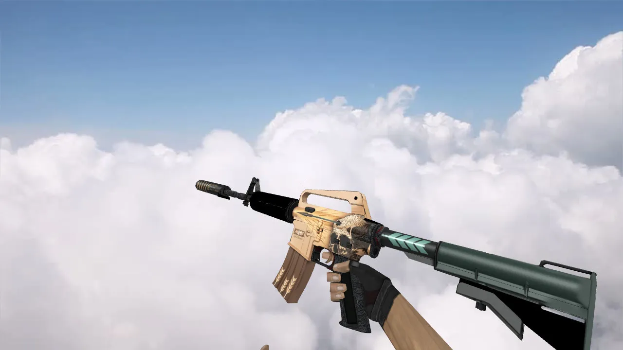 Скачать Модель M4A1 Crush v_ для CS 1.6: p_ и w_ модели, звуки, анимации осмотра и качество текстур - Скриншот