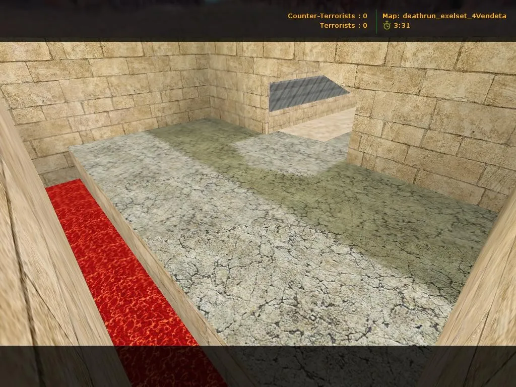 Скачать deathrun_exelset_4vendeta — карта deathrun для CS 1.6: точки, раунды, баланс и оптимизация - Скриншот