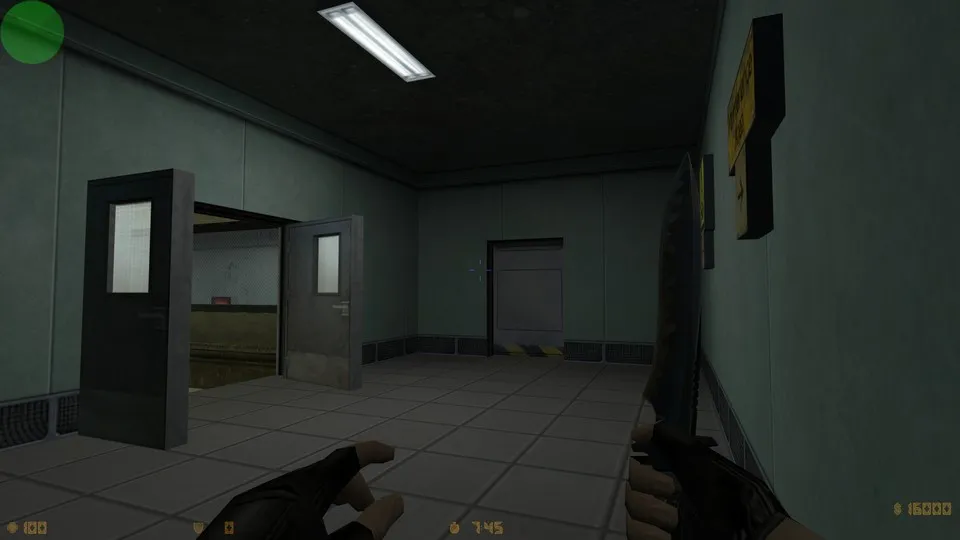 Скачать deathrun_toxic_pg для CS 1.6: карта для тренировки, тактика за CT и T, точки ловушек и прохождение - Скриншот
