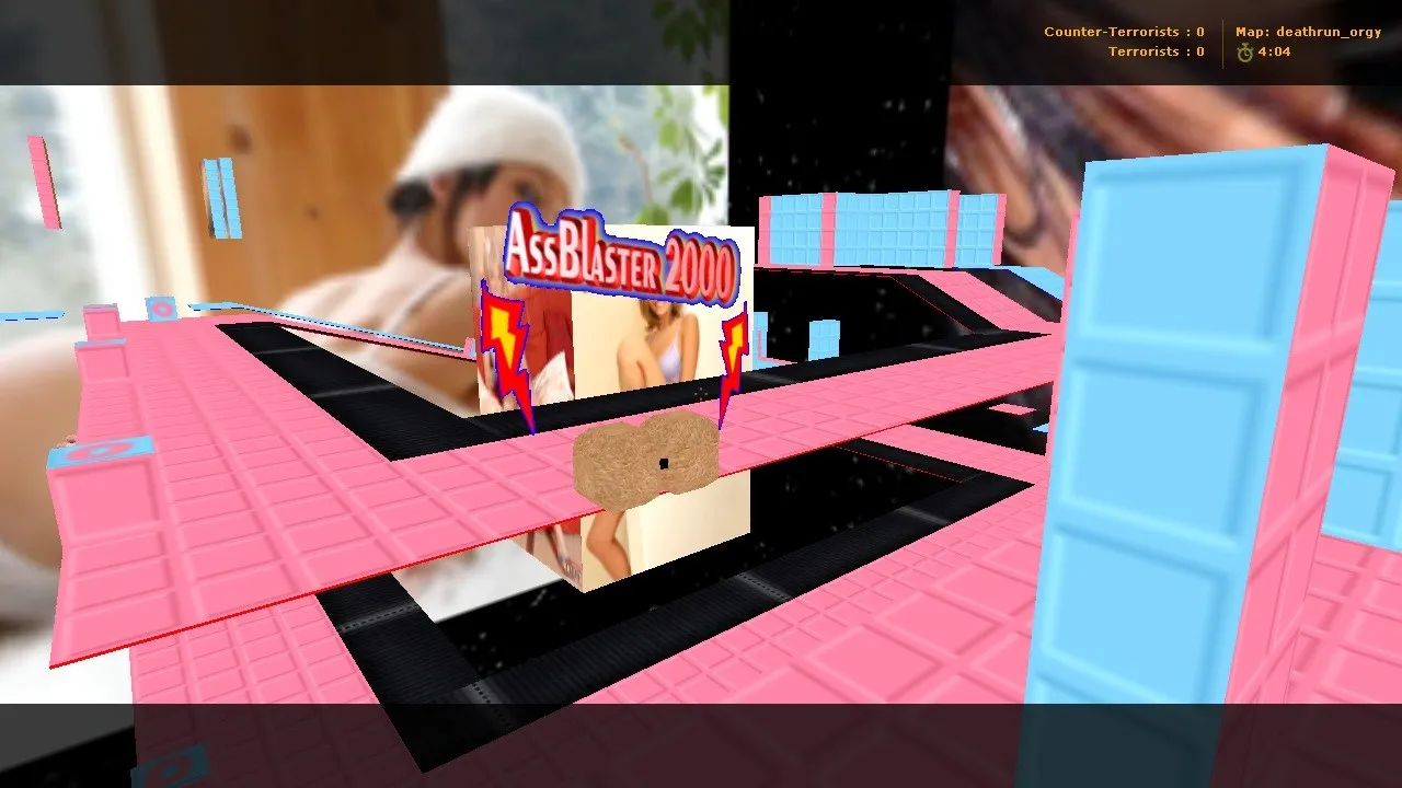Скачать deathrun_orgy для CS 1.6: описание карты, точки, .nav для ботов и оптимизация - Скриншот