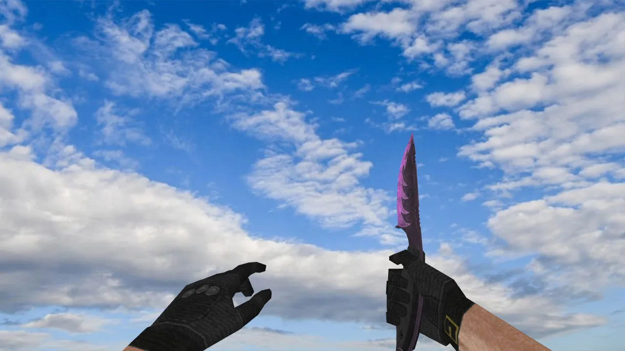 Скачать Модель «Lionness Knife» v_ и p_ для CS 1.6: звуки, анимация осмотра, текстуры и качество модели ножа - Скриншот