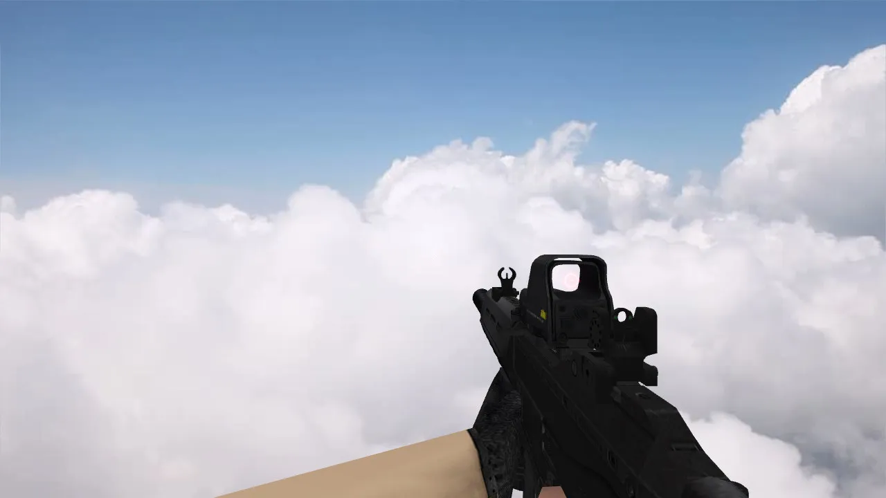 Скачать Модель v_m4a1 «Magpul Masada Hackage» для CS 1.6: p_ и w_ версии, анимация осмотра и звуки - Скриншот
