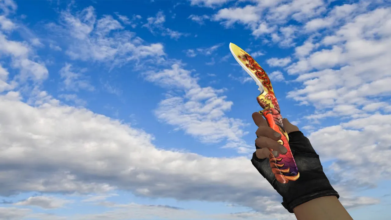 Модель «Kukri Beast Knife» для CS 1.6: v_ и w_ модели, звуки, анимация осмотра, текстуры и правильная настройка — скриншот 1