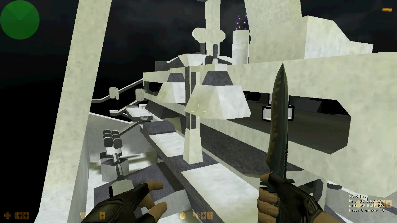 Скачать deathrun_fuzzy карта для CS 1.6: .nav для ботов, баланс сторон, оптимизация wpoly/epoly - Скриншот