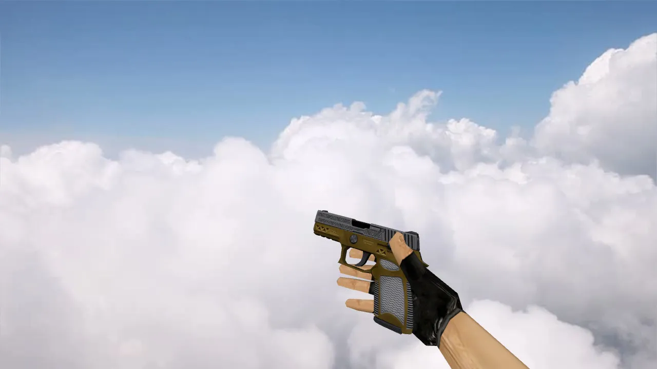 Скачать Модель P250 Tread для CS 1.6 - Уникальный стиль в игре - Скриншот