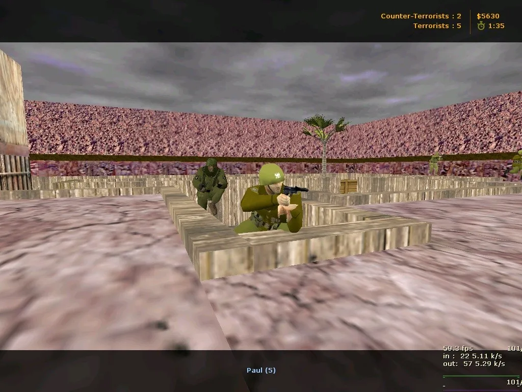 Скачать Карта de_somme для CS 1.6: Тактические возможности и особенности - Скриншот