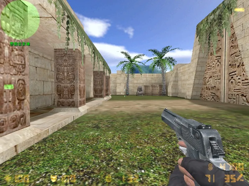 Скачать Карта de_losttemple для CS 1.6: тактика и особенности - Скриншот