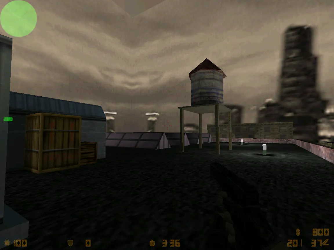 Скачать de_city2 для CS 1.6: карта DE, баланс сторон, точки, .nav для ботов и оптимизация wpoly/epoly - Скриншот