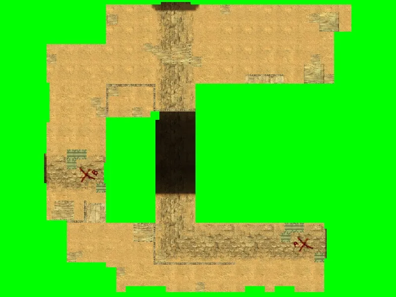Скачать de_dust25 карта для CS 1.6: точки, раунды за CT/T, оптимизация wpoly/epoly и .nav для ботов - Скриншот