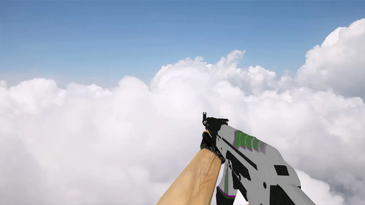 Скачать v_ak47 Sport и p_ak47 Sport: модель «AK-47 Sport» для CS 1.6 с звуками, осмотром и качественными текстурами - Скриншот