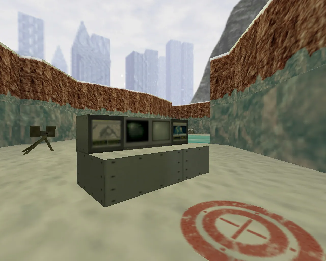 Скачать Карта de_snowtown для CS 1.6: Тактический анализ и особенности - Скриншот