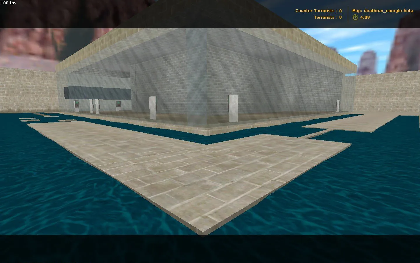 Скачать deathrun_ooorgle-beta для CS 1.6: точки, ловушки, .nav для ботов и оптимизация карты - Скриншот
