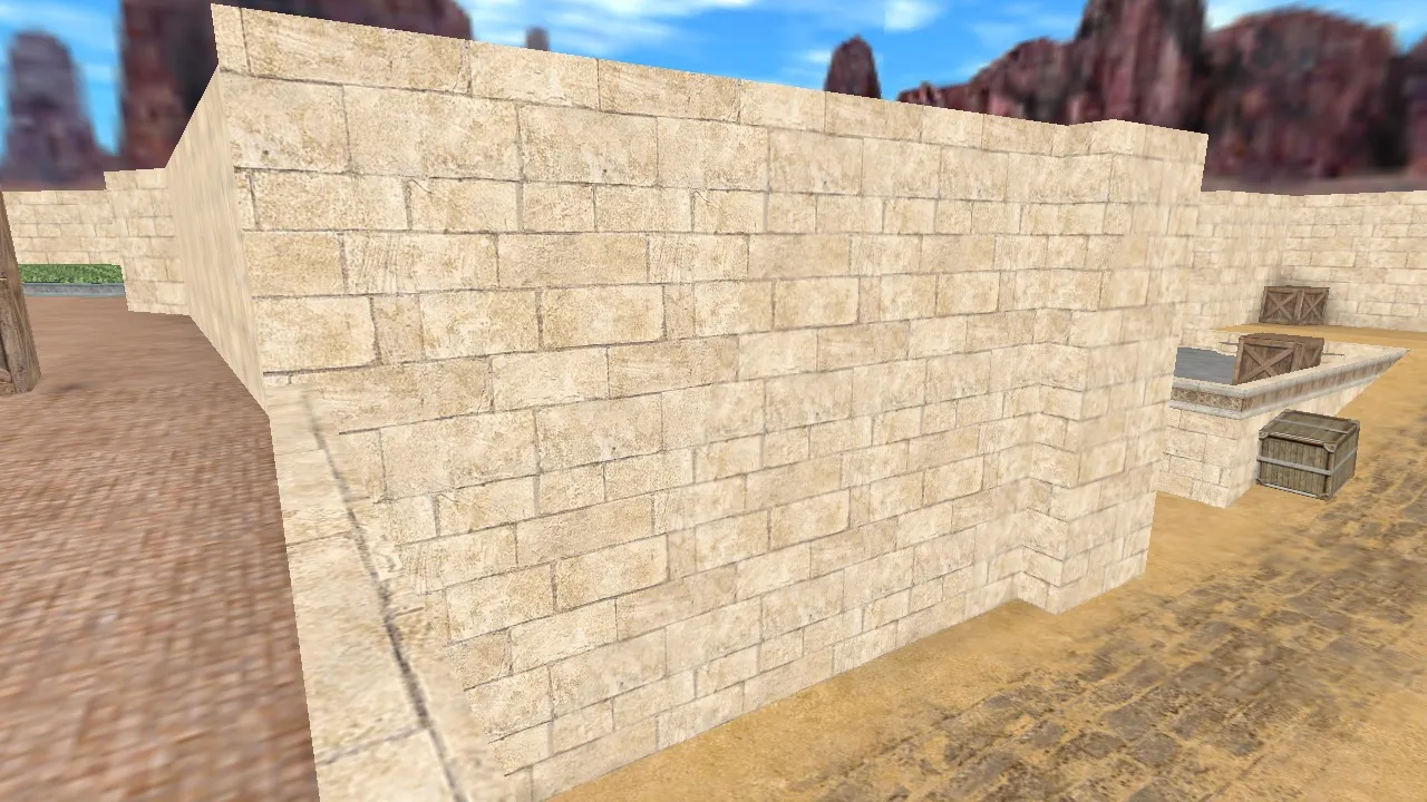 Скачать de_dust2_2006 карта для CS 1.6: баланс сторон, точки, .nav для ботов и оптимизация - Скриншот