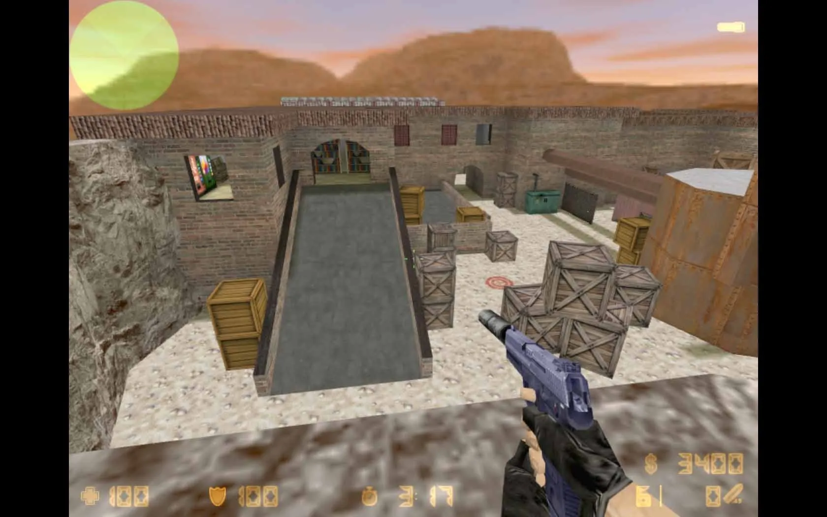Карта «de_sandbrick» для CS 1.6 - подробное описание и особенности — скриншот 1