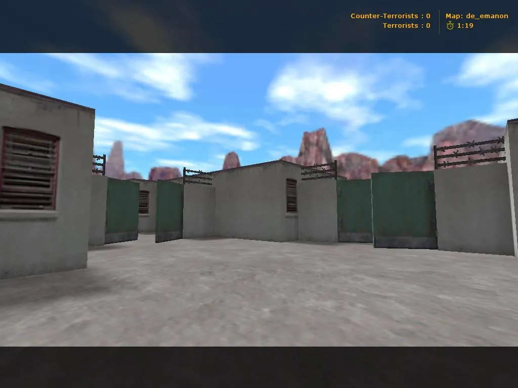 Скачать Карта de_emanon для CS 1.6: точки, баланс сторон, навигация .nav, оптимизация wpoly/epoly - Скриншот