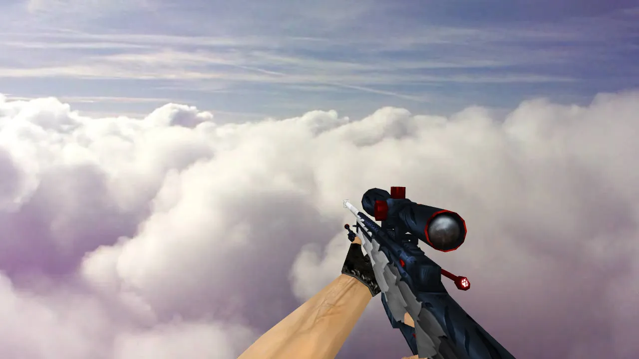 Скачать AWP White Fang для CS 1.6 - Модель с уникальным дизайном - Скриншот
