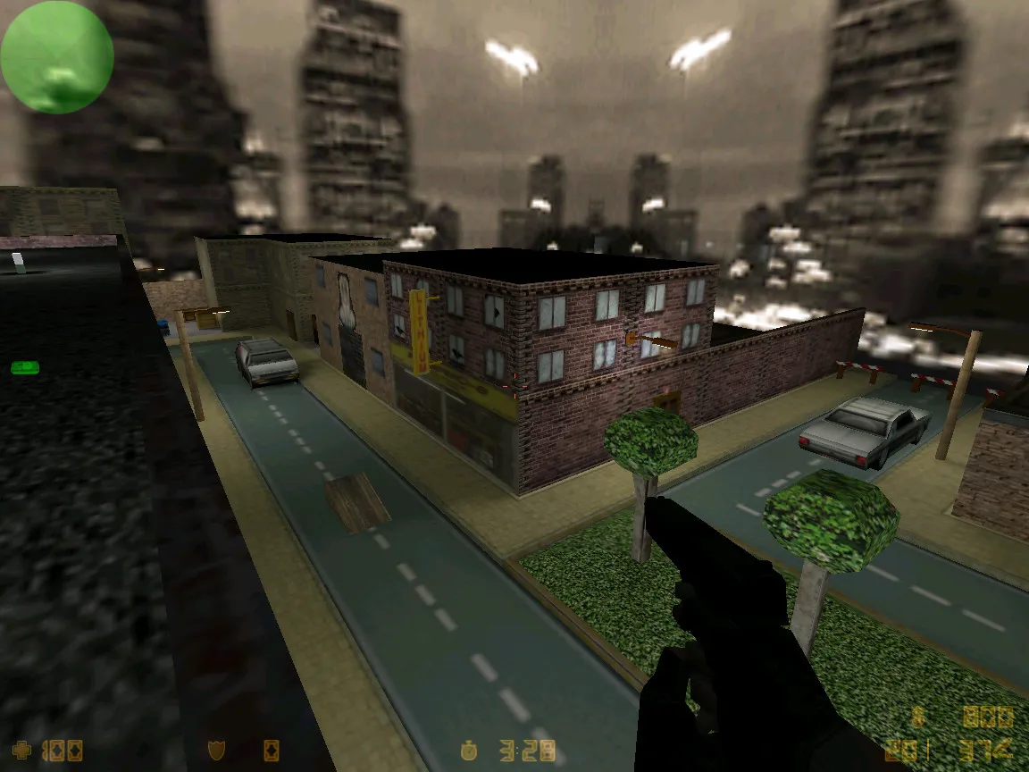 Скачать de_city2 для CS 1.6: карта DE, баланс сторон, точки, .nav для ботов и оптимизация wpoly/epoly - Скриншот