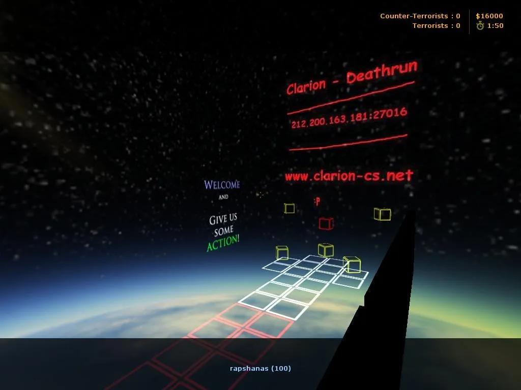 deathrun_vacuum_clarion — карта Deathrun для CS 1.6: точки, раунды, .nav и оптимизация — скриншот 3