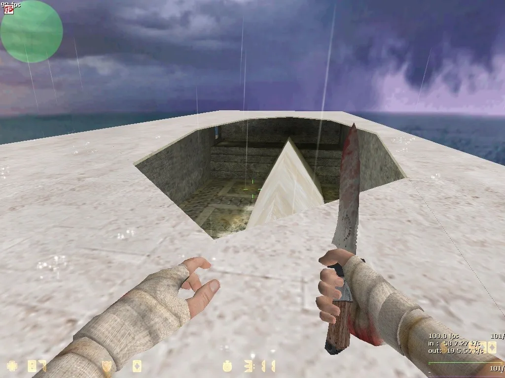 Скачать deathrun_virtualstrike для CS 1.6: тактики, точки, .nav и оптимизация карты - Скриншот