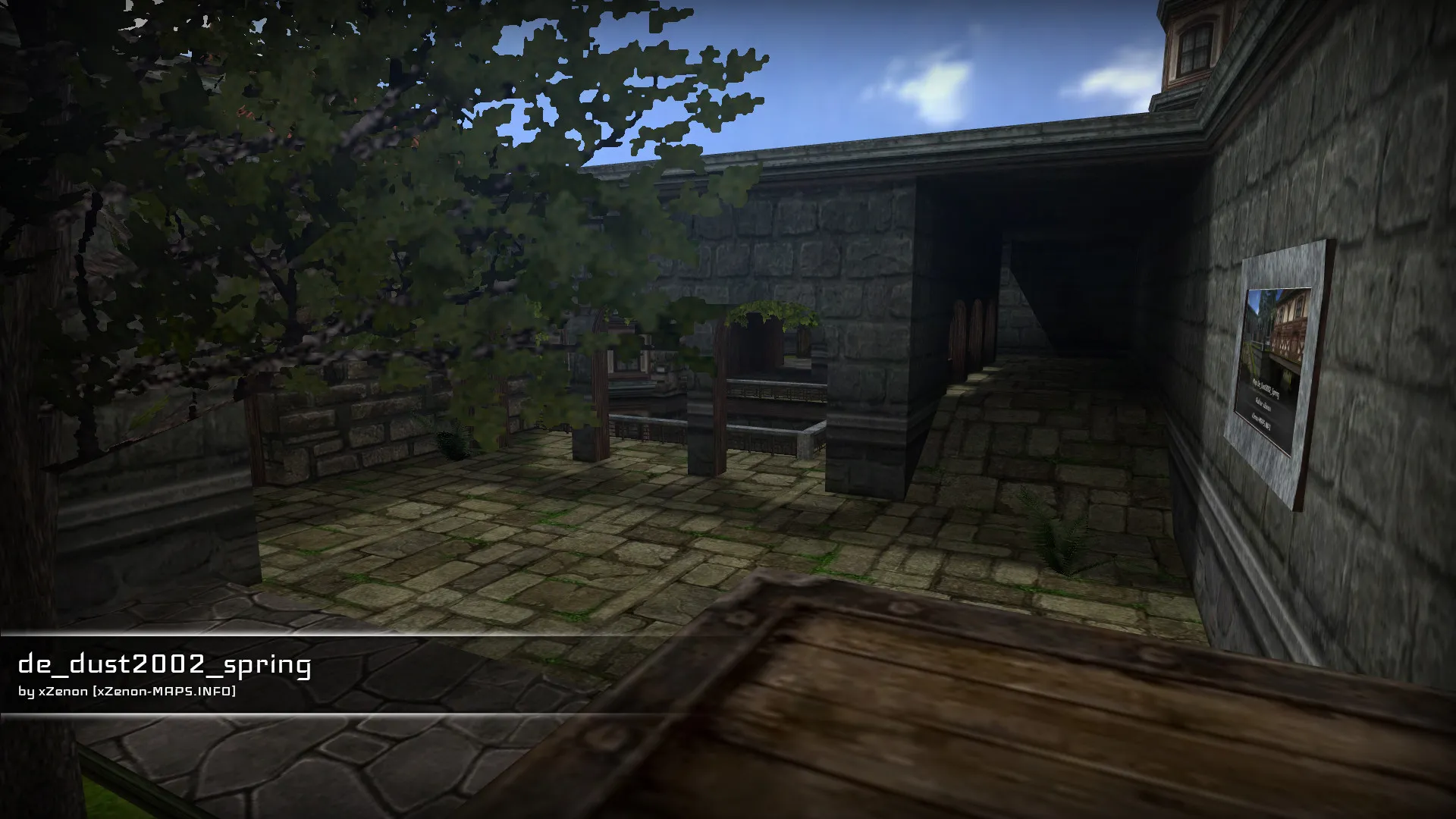 Карта de_dust2002_spring_b1 для CS 1.6: быстрый обзор, точки, тактика, .nav, оптимизация — скриншот 7