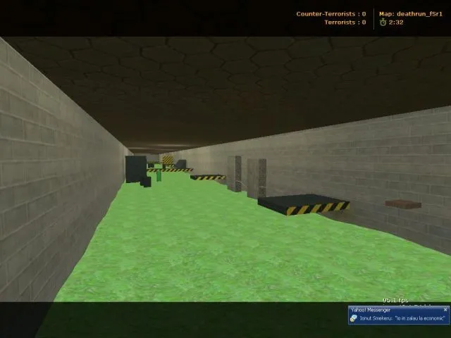 Скачать deathrun_fsr для CS 1.6: карта Deathrun, раунды, точки, .nav, оптимизация для плавной игры - Скриншот