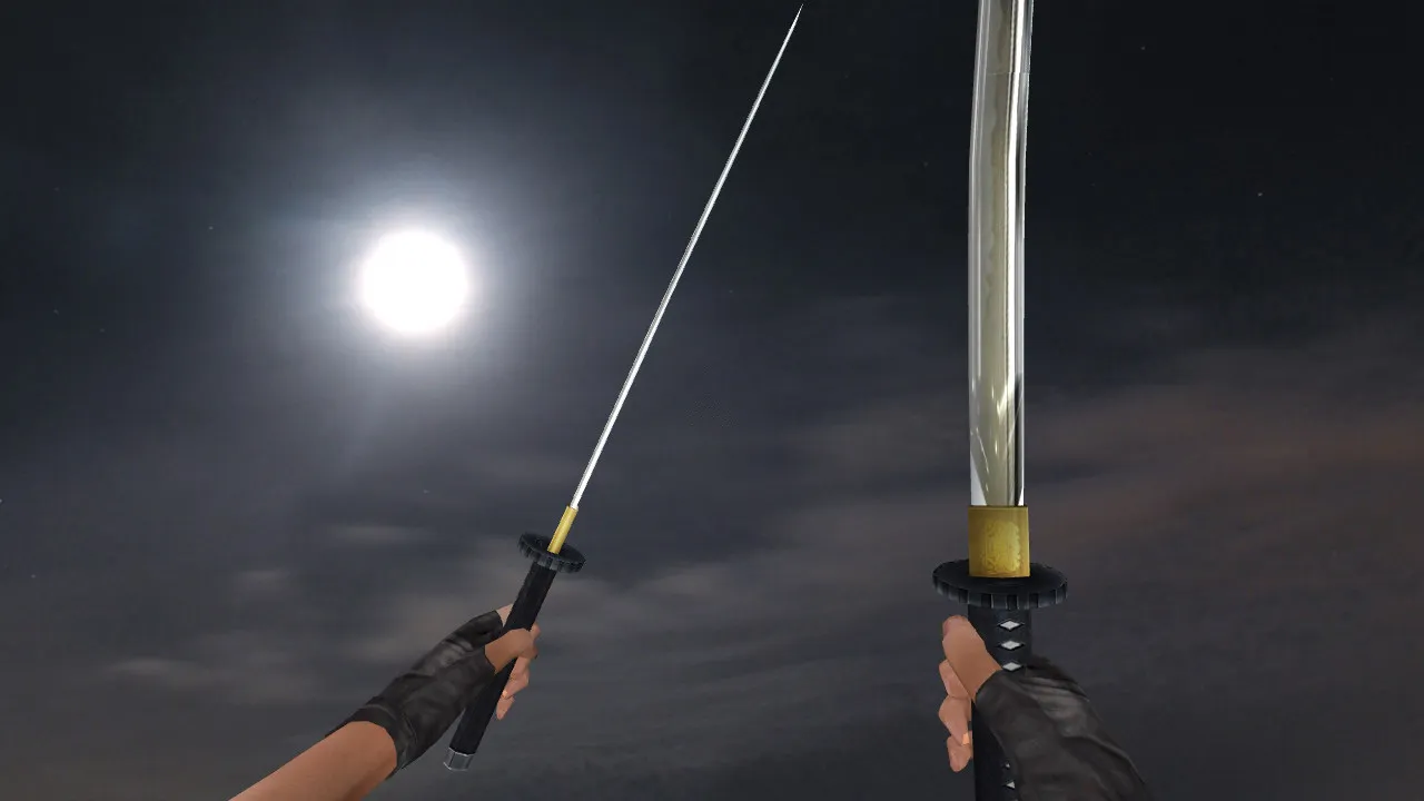 Модель «Dual Katana» (v_ & p_ & w_) для CS 1.6: звуки, анимация осмотра, текстуры и установка — скриншот 2