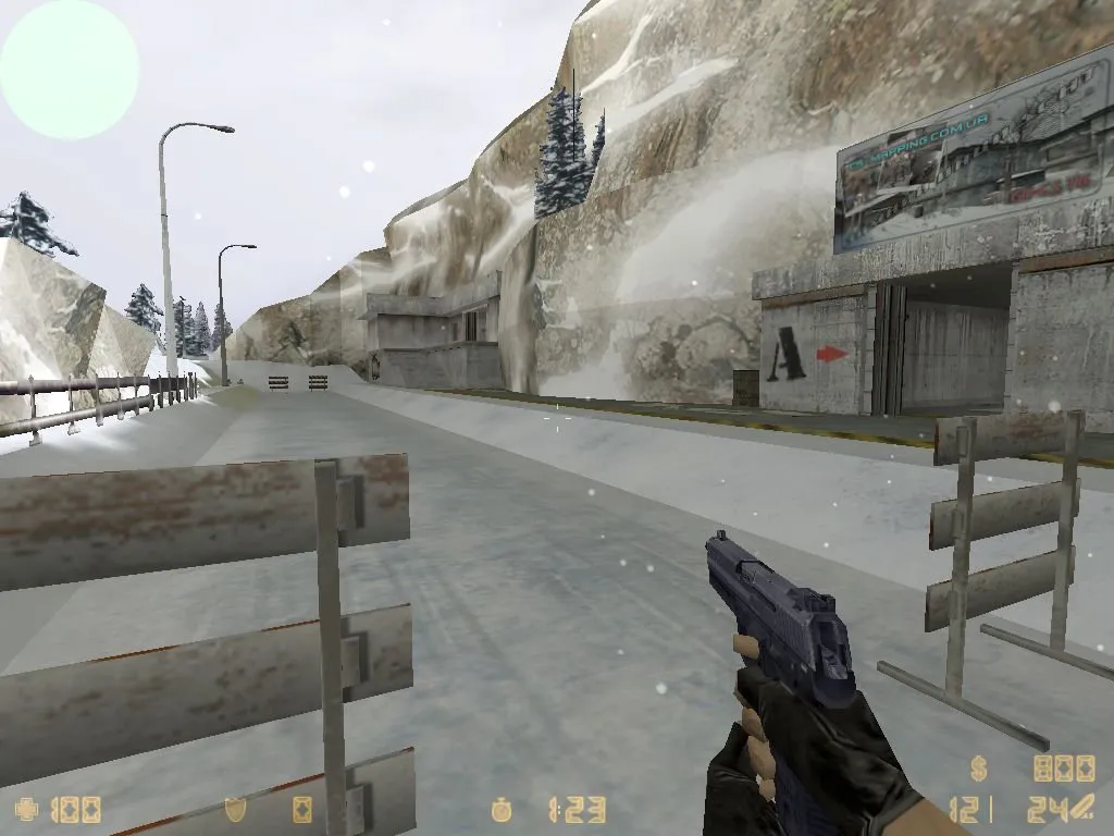 Скачать de_alphacode_wi для CS 1.6: точки, позиции, баланс сторон и подсказки по раундам - Скриншот