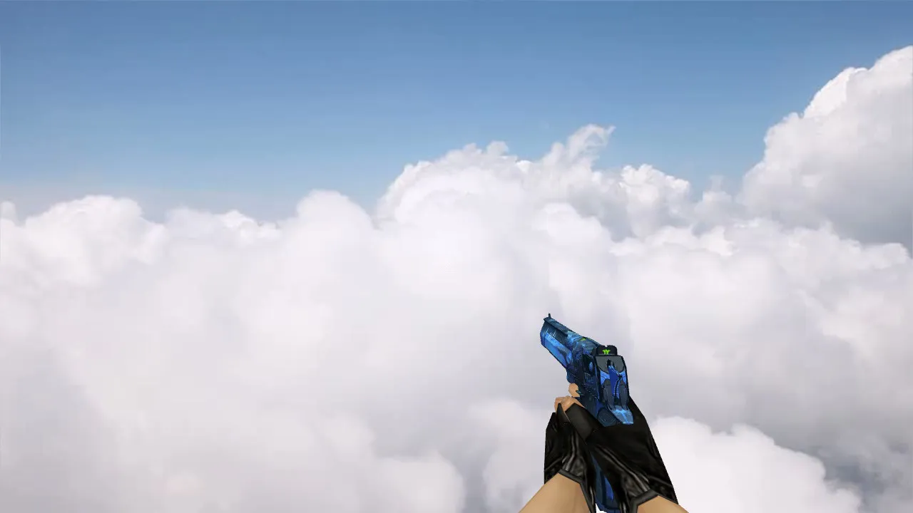 Скачать Модель «Deagle Ice Dragon» для CS 1.6: уникальная текстура и анимация - Скриншот