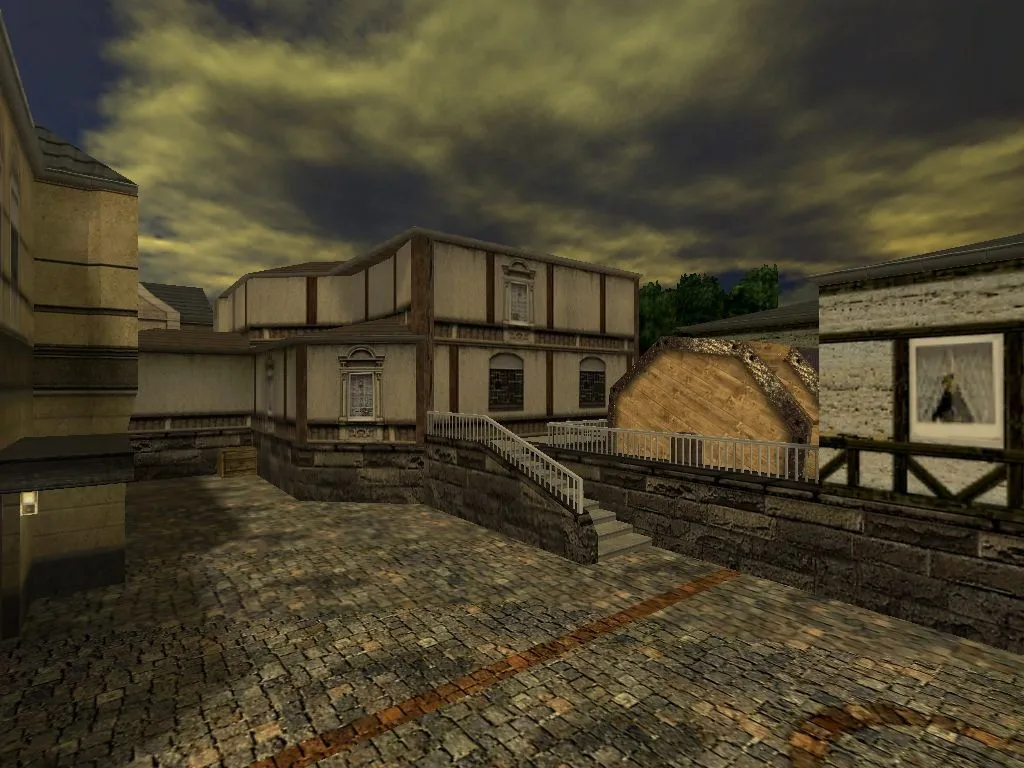 Скачать de_altstadt2k для CS 1.6: тактика, точки, .nav для ботов и оптимизация карты - Скриншот