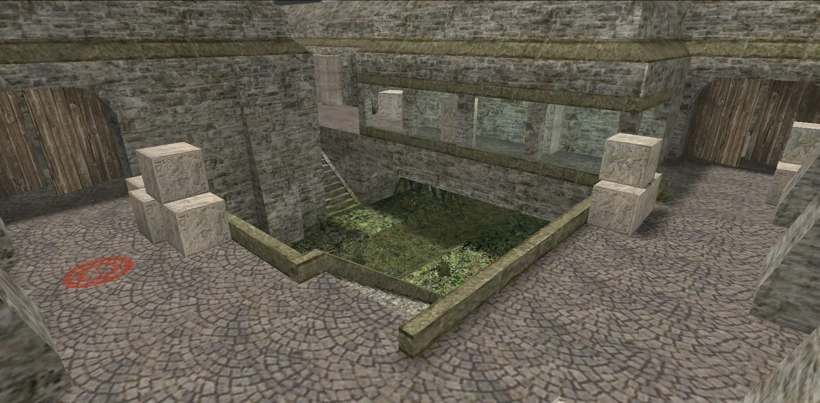 de_aztec_mini_v2 для CS 1.6 — компактная DE-карта, точки, маршруты и настройка ботов — скриншот 6