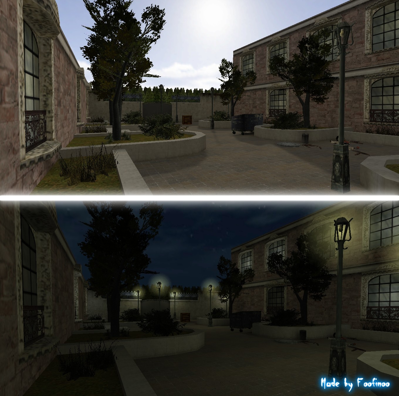 awp_courtyard — скриншот 1