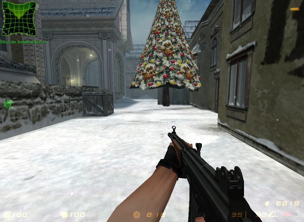 Скачать Карта de_vostokxmas_cso для CS 1.6: тактические особенности и детализация - Скриншот