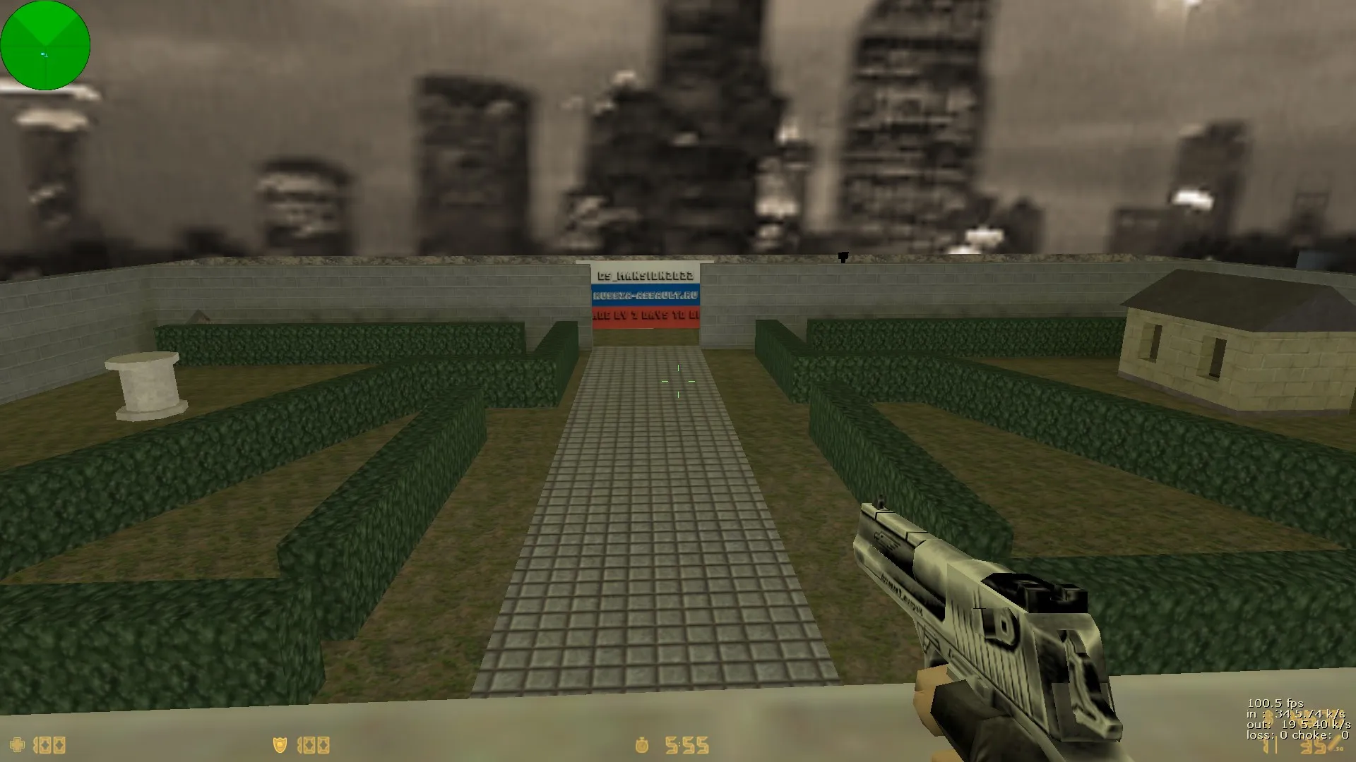 cs_mansion2022 для CS 1.6: баланс сторон, 2 спавна КТ, камеры, заложники в коридоре — скриншот 6