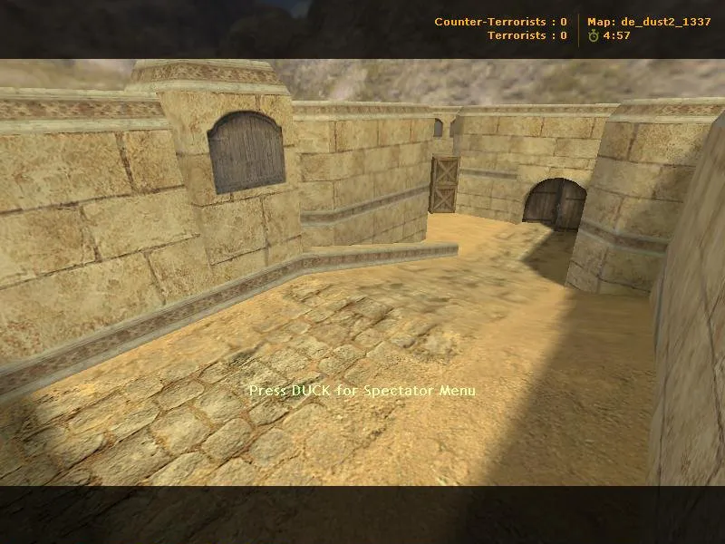 Скачать Карта de_dust2_1337 для CS 1.6: разбор спавнов, точек, .nav и оптимизации wpoly/epoly - Скриншот