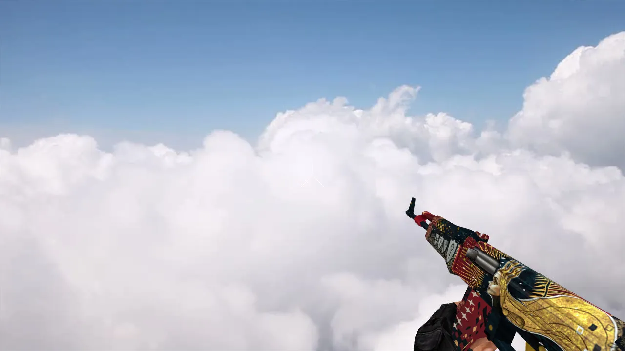 Скачать Модель v_ak47 «Стандартный АК-47 Императрица» для CS 1.6: звуки, анимация осмотра, текстуры и v_/p_/w_ - Скриншот