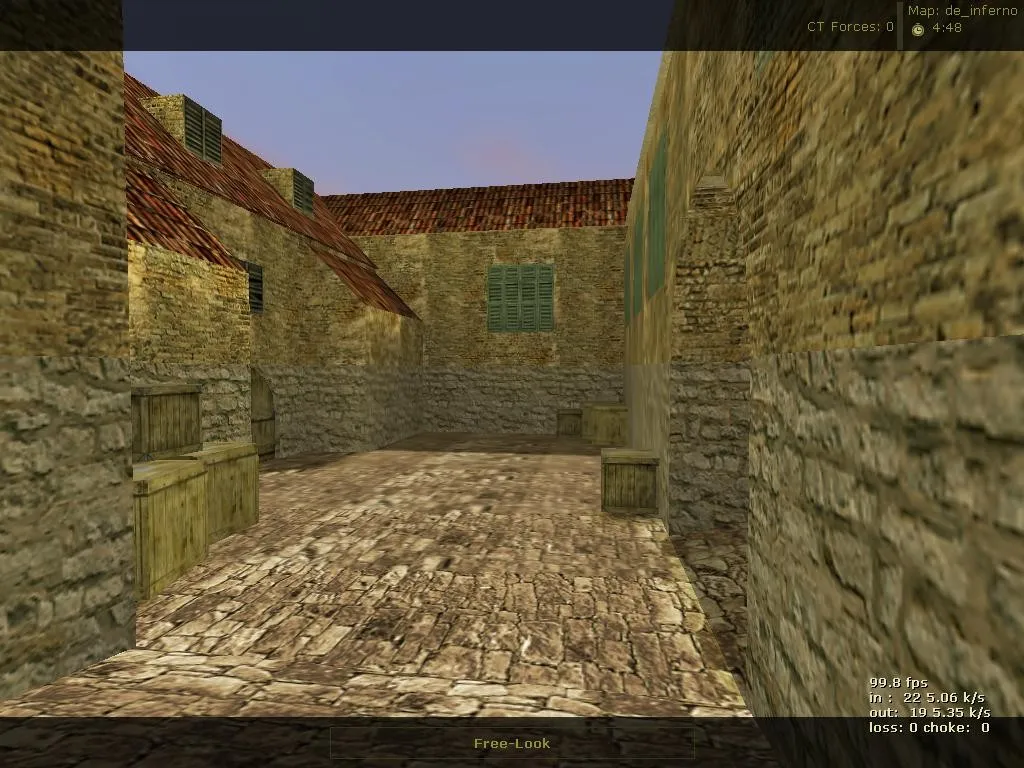 Скачать Карта «de_inferno_old» для CS 1.6 - Тактика и особенности - Скриншот