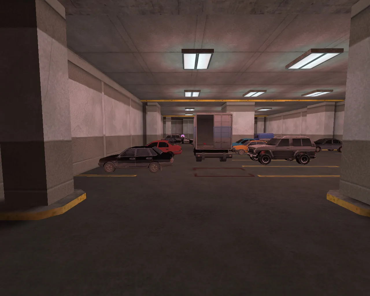 Скачать aim_cs_de_parking для CS 1.6: карта для разминки aim, точки, боты и оптимизация - Скриншот
