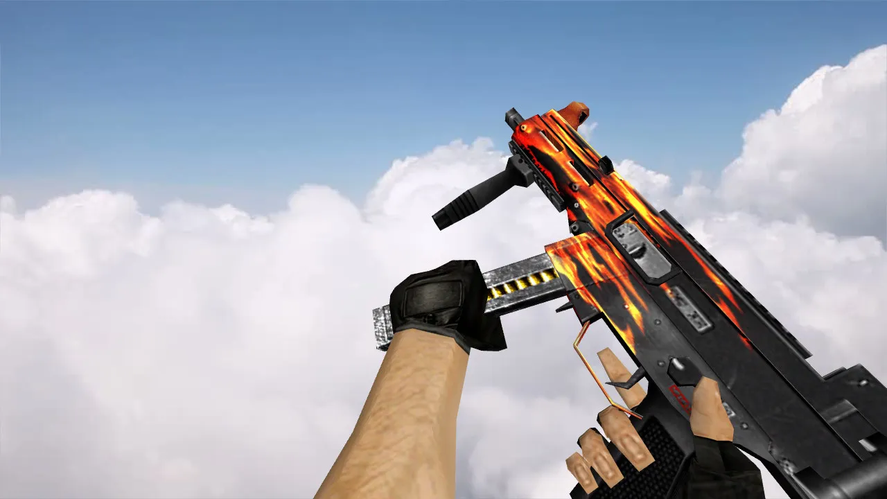 Скачать Модель «Defaut UMP-45 Fire» для CS 1.6: Качество и Анимация - Скриншот