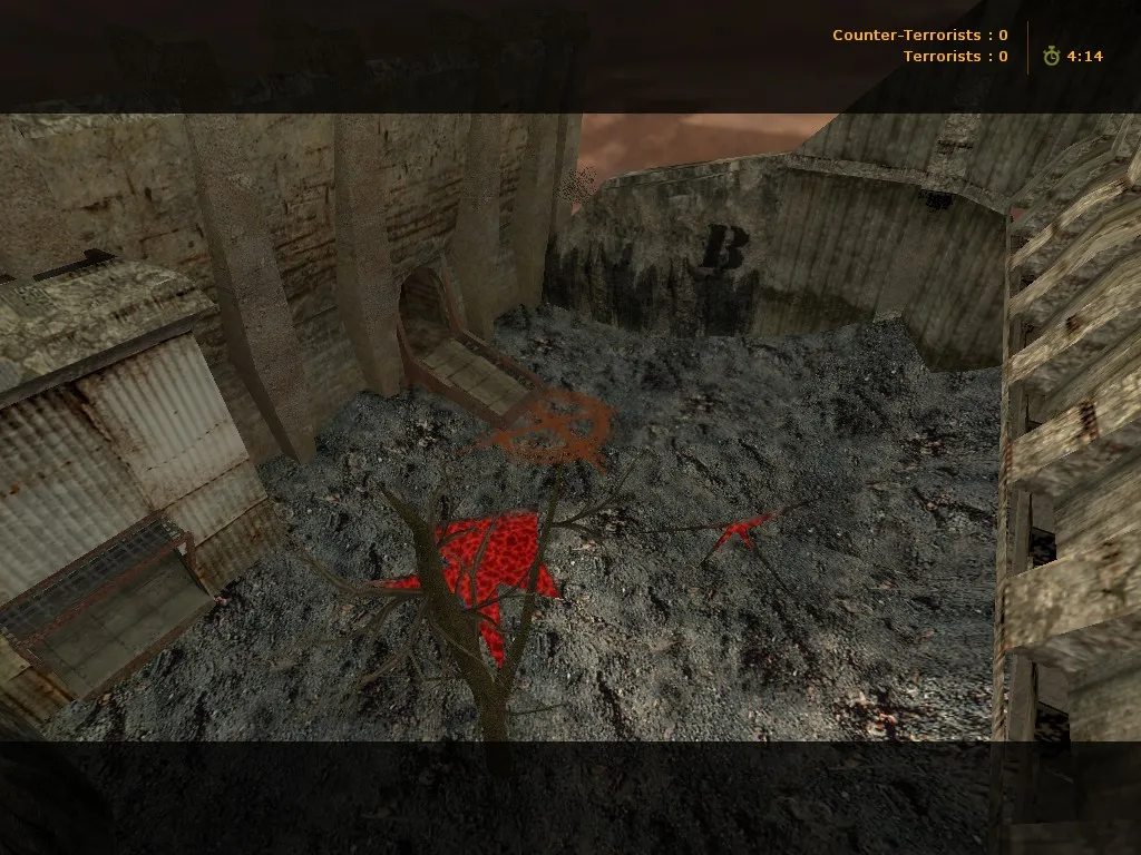 Скачать Карта de_volcano для CS 1.6 – детальный обзор и тактика игры - Скриншот