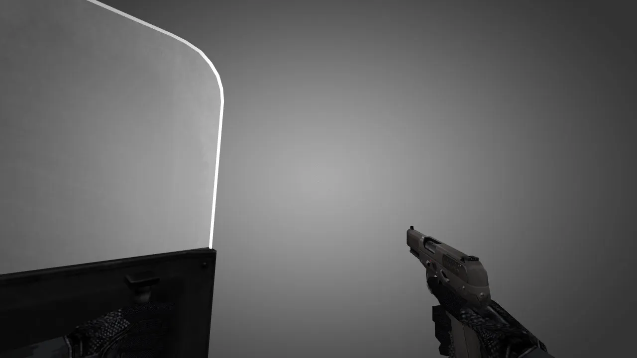 Скачать Модель «MW2 like Shield» для CS 1.6: v_/p_/w_ shield, звуки, анимация осмотра, текстуры 1024x1024 - Скриншот