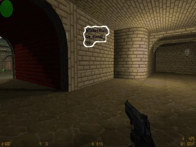 Скачать de_dust_3d для CS 1.6: обзор карты, точки, .nav для ботов, оптимизация wpoly/epoly - Скриншот