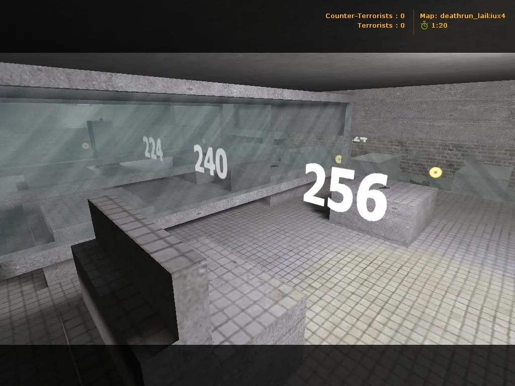 Скачать deathrun_laikiux4 для CS 1.6: тактика за CT и T, точки, .nav, оптимизация wpoly/epoly - Скриншот