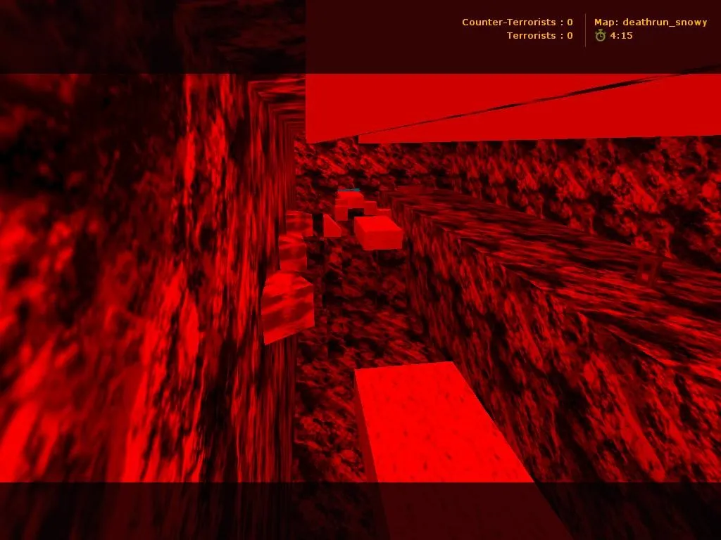 Скачать deathrun_snowy для CS 1.6: зимний deathrun, точки, маршруты, .nav и оптимизация wpoly/epoly - Скриншот