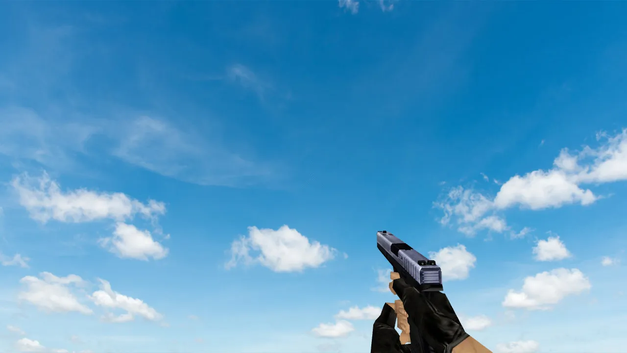 Скачать Модель «Default Glock Blue Steel» для CS 1.6 - Скачай сейчас - Скриншот