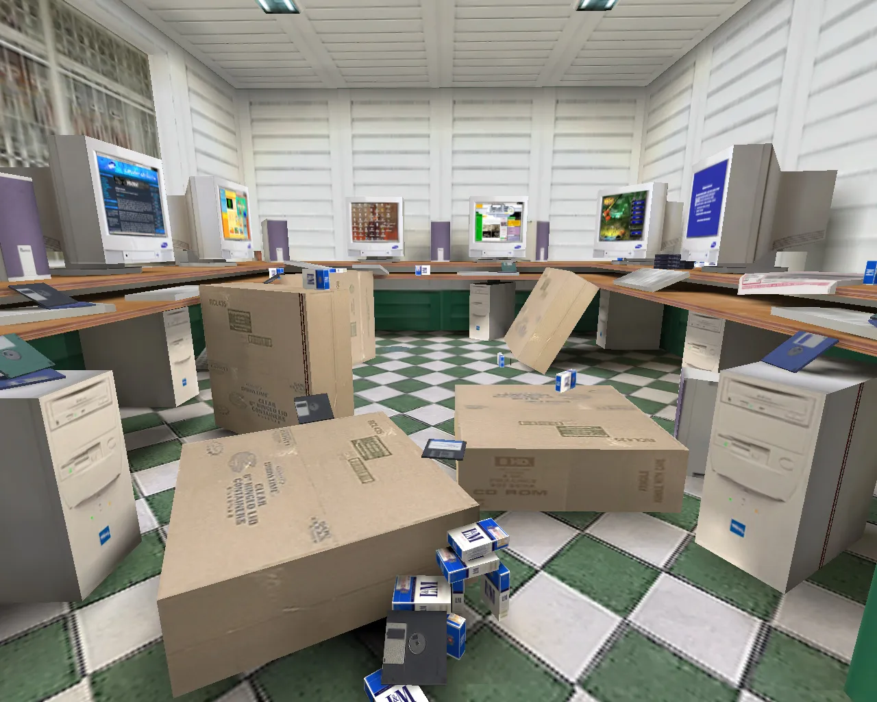 Скачать Карта «de_inetcafe» для CS 1.6: Тактика и особенности - Скриншот