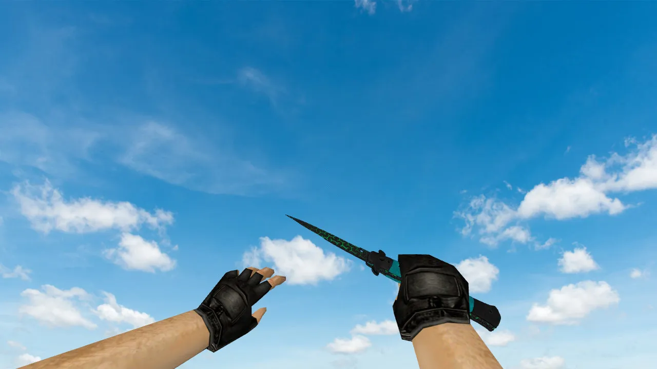 Скачать Модель ножа «Стилет «Полимер»» v_knife_p, p_knife_p, w_knife_p для CS 1.6: звуки, анимации, текстуры - Скриншот